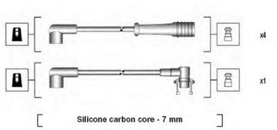 MAGNETI MARELLI 941145150712 -  Комплект проводов зажигания
